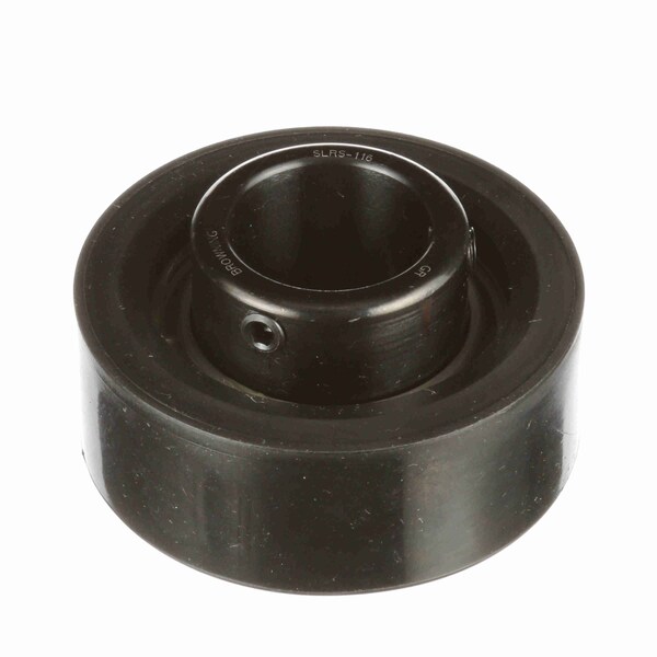 Mounted Rubber Rubber Mounted Cylindrical Cartridge Ball Bearing - 52100 Steel - Setscrew Lock